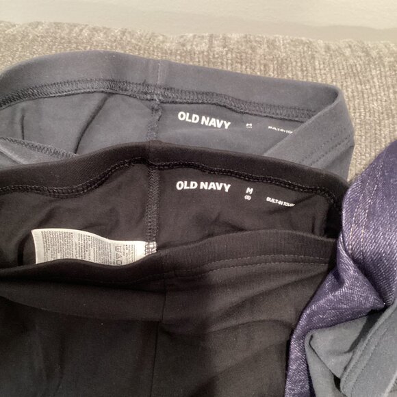 Set of 6 Old Navy Leggings, tappered leg, Size M (8) - Picture 2 of 4